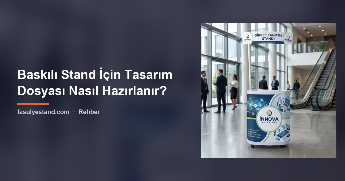 Baskılı Stand İçin Tasarım Dosyası Nasıl Hazırlanır?