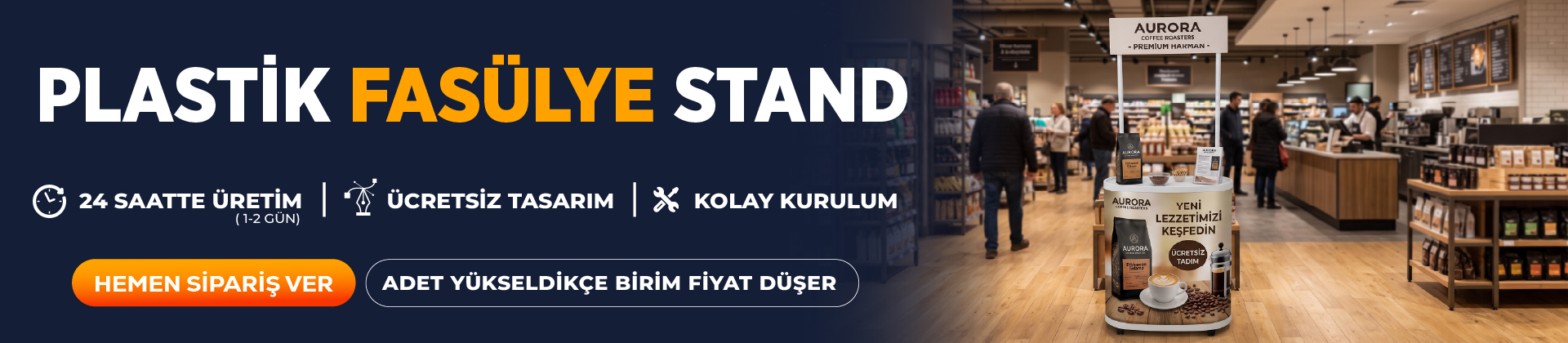 Plastik Fasülye Stand