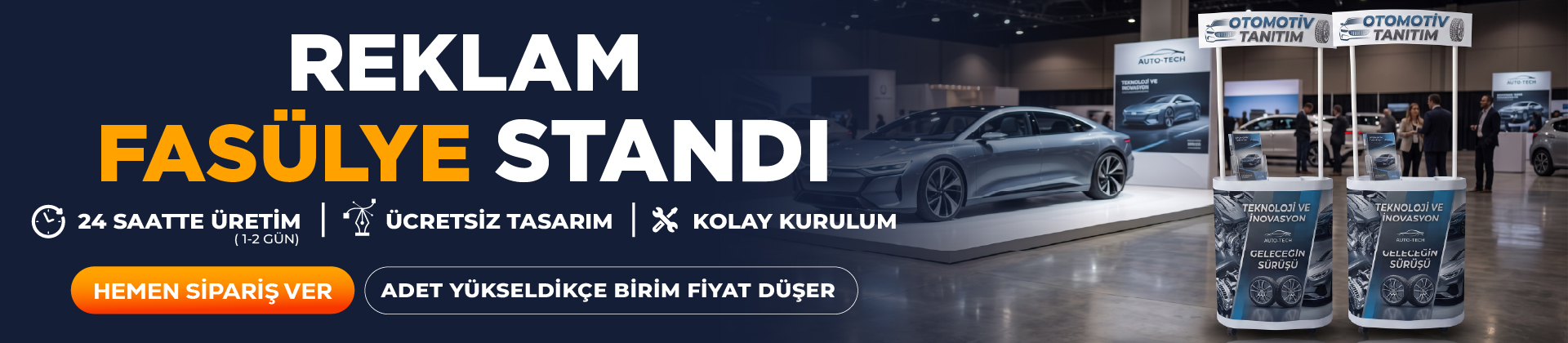 Reklam Fasülye Standı