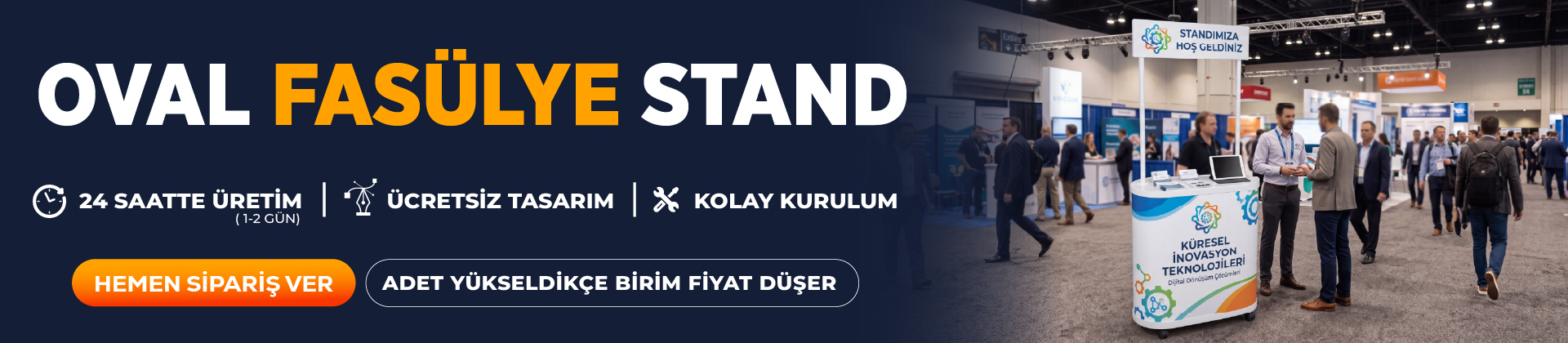 Oval Fasülye Stand