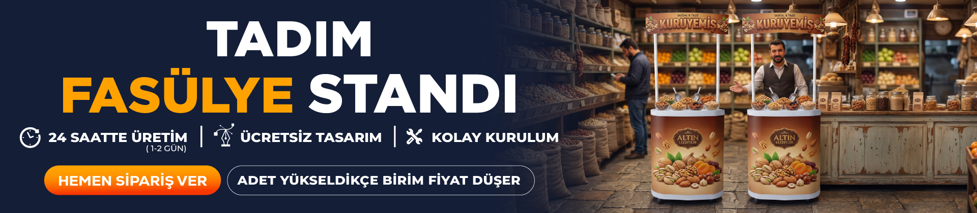 Tadım Fasülye Standı