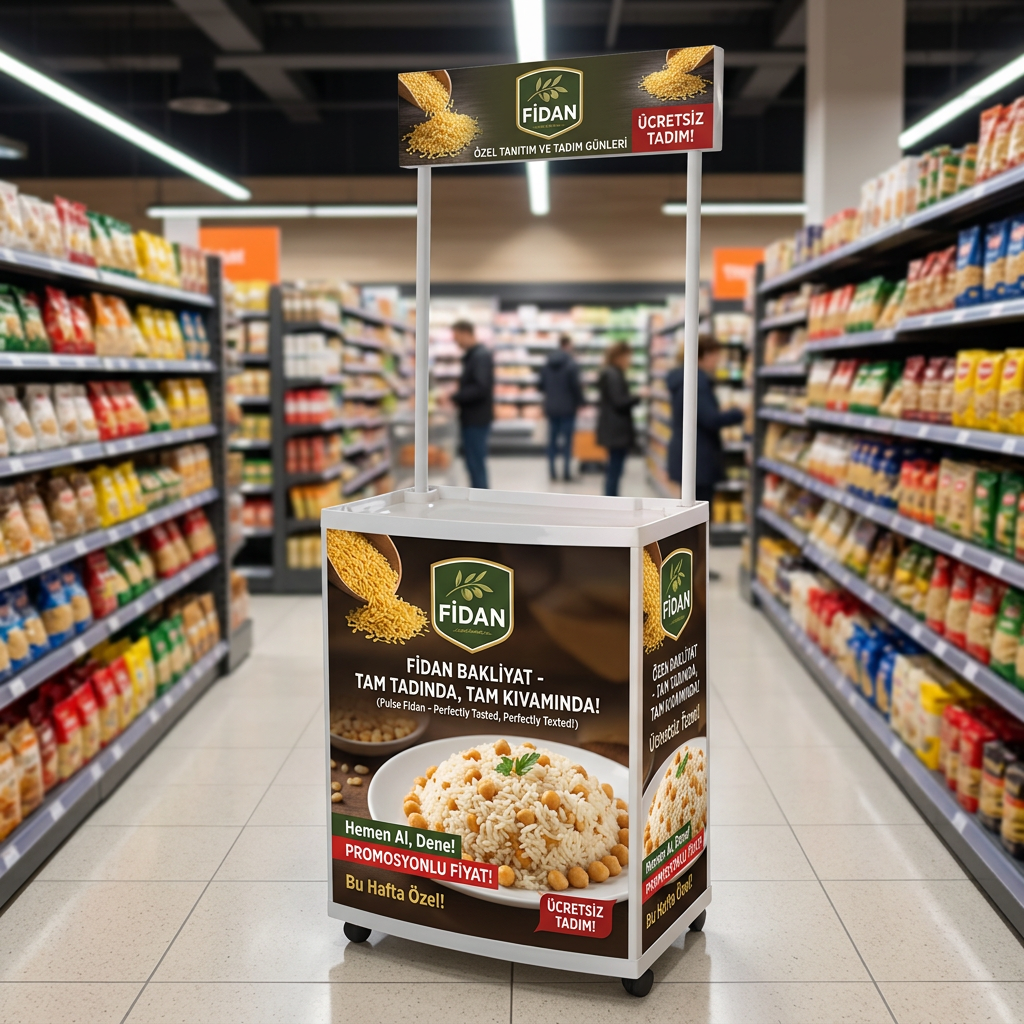 Kare Fasülye Promosyon Standı