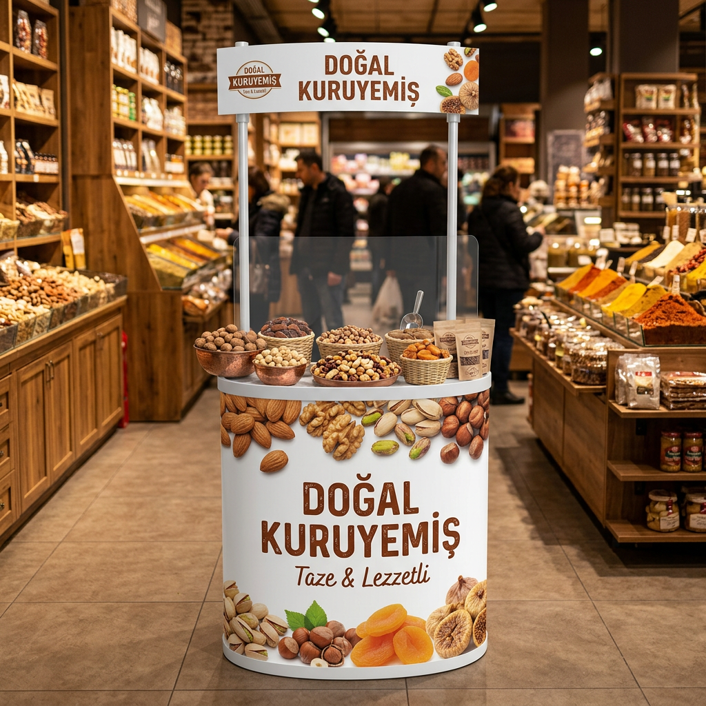 Kuruyemiş Tanıtım Fasülye Oval Stand