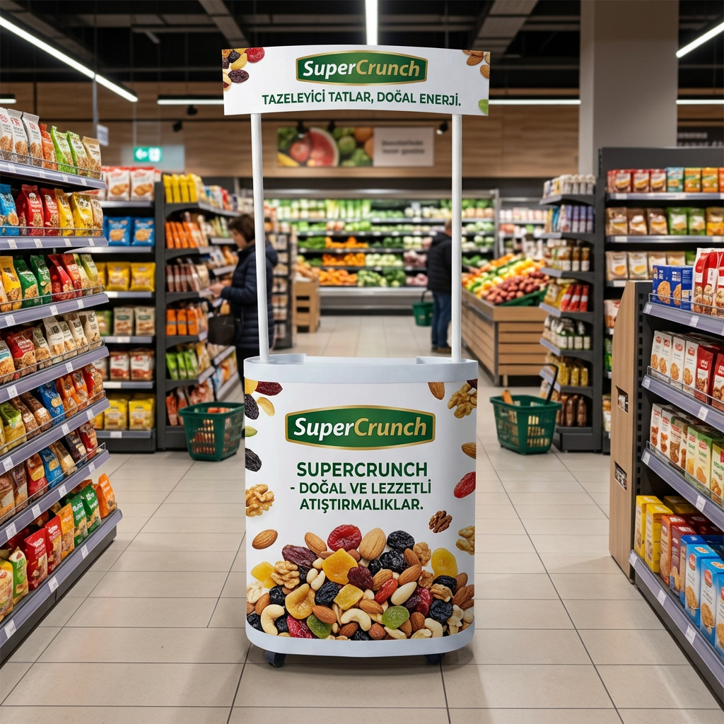 Süpermarket Fasülye Tadım Standı