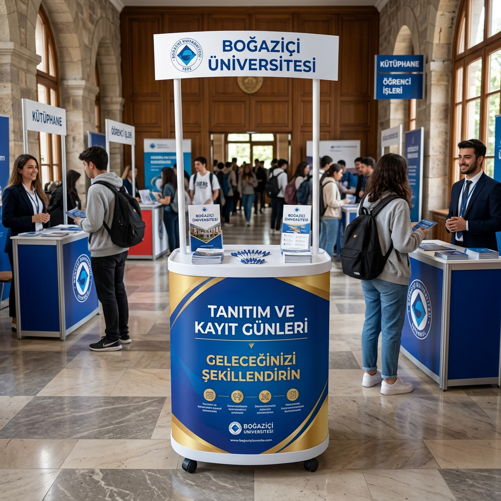 Üniversite Tanıtım Fasülye Oval Stand