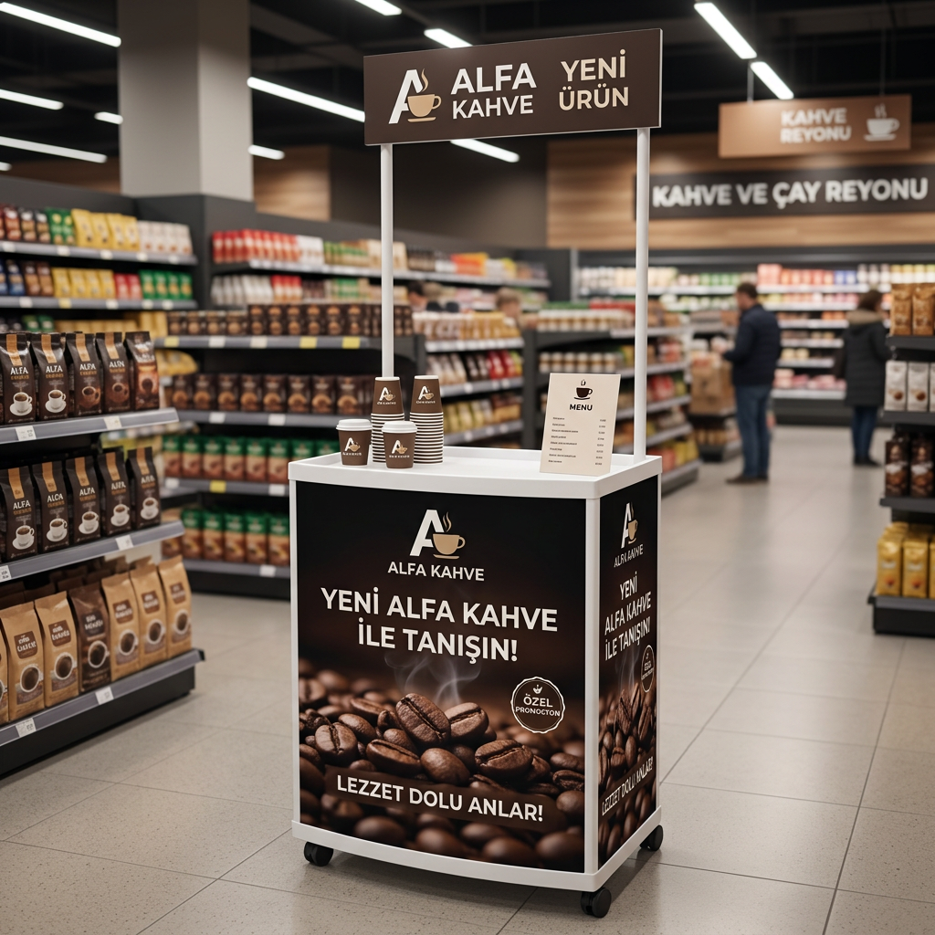 Kare Fasülye Promosyon Standı