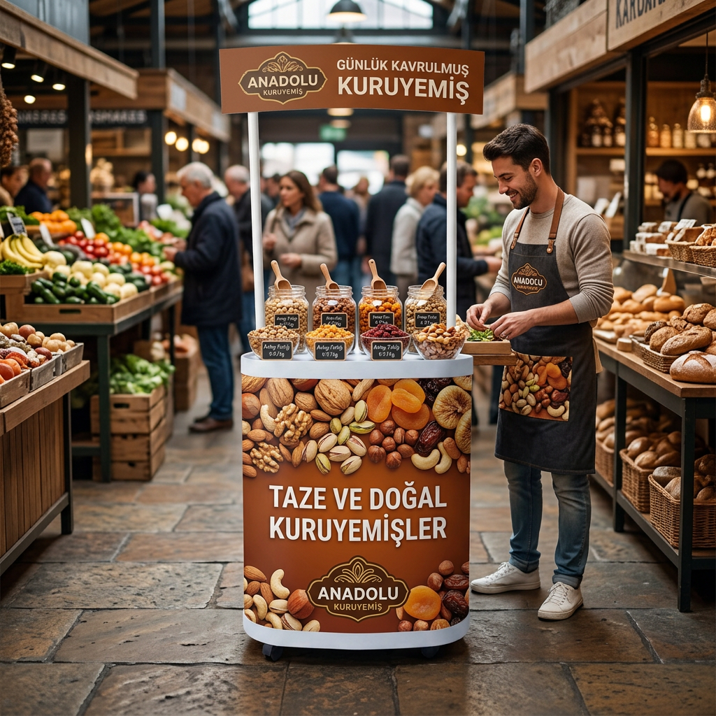 Kuruyemiş Fasülye Tadım Standı
