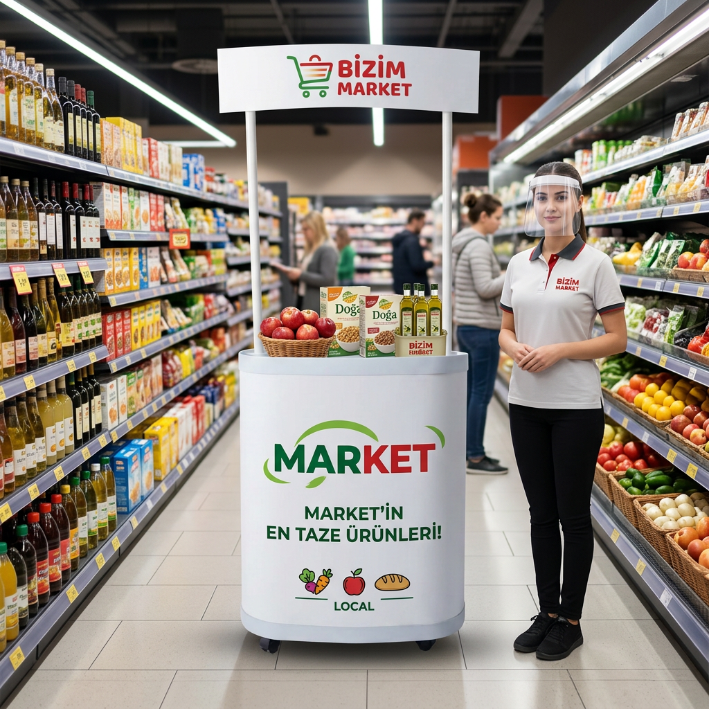 Market Fasülye Tadım Standı