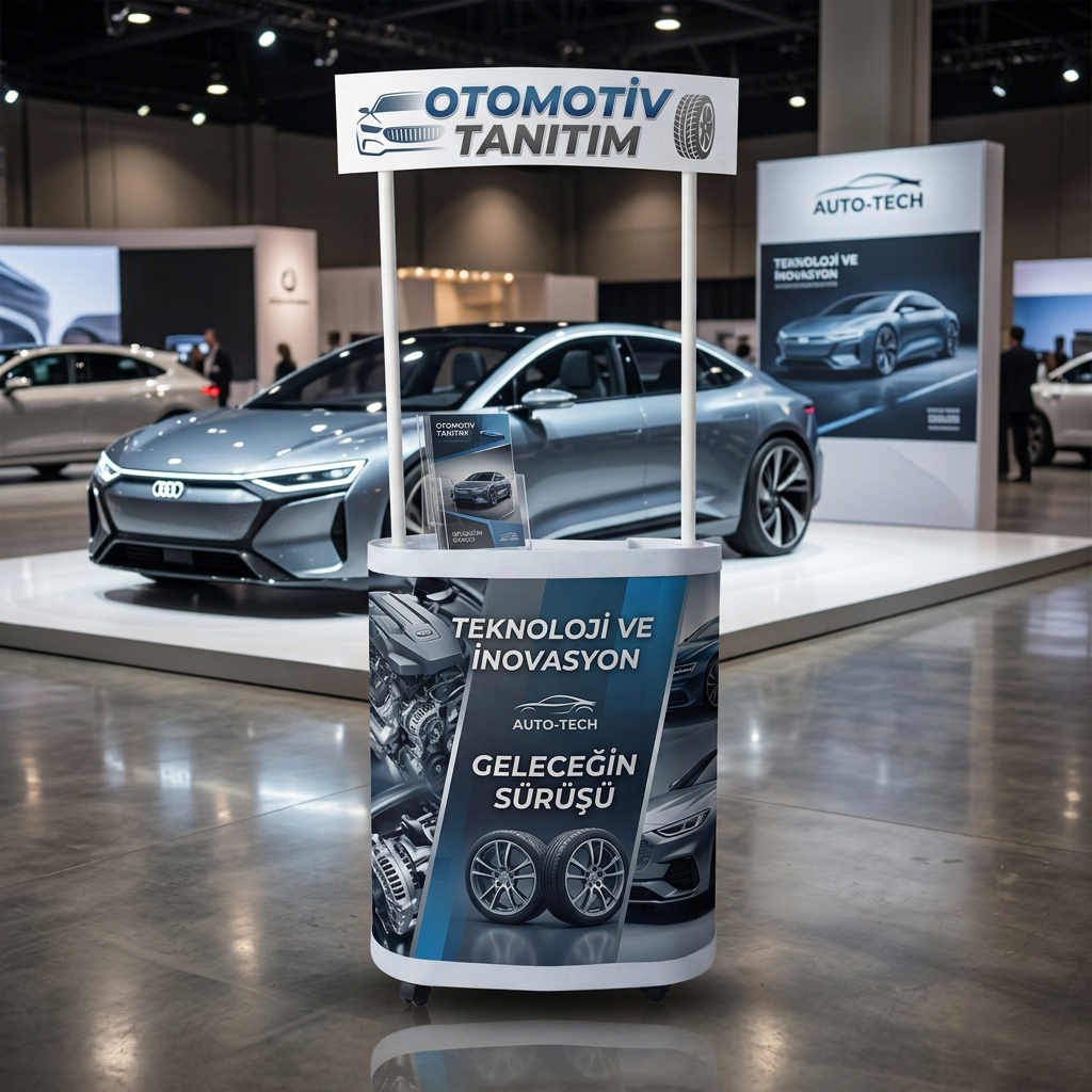 Otomotiv Tanıtım Fasülye Oval Stand