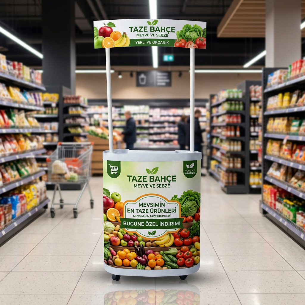 Plastik Fasülye Market Standı