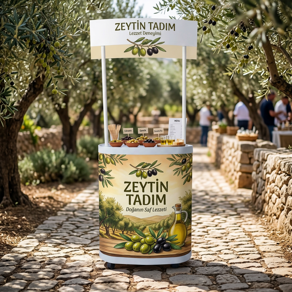 Plastik Fasülye Tadım Standı